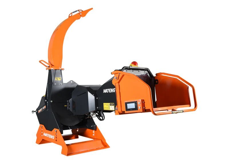 Wood chipper, 6 inch capacity, hydraulic feed