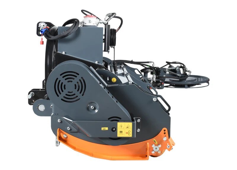 86 inch rear mounted mulcher, 28 hammers, hydraulic side shift with UFO