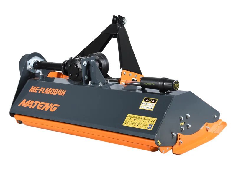 64 inch rear mounted mulcher, 22 hammers, hydraulic side shift (Available January 30, 2027)