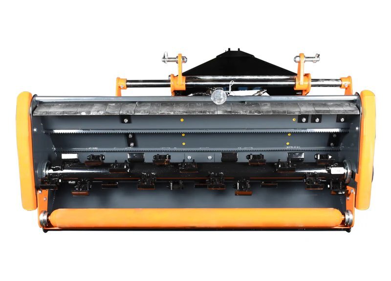 64 inch rear mounted mulcher, 22 hammers, hydraulic side shift (Available January 30, 2027)