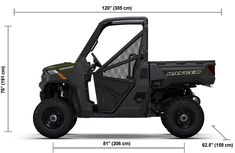 2027 Polaris® RANGER 1000 BASE 3 Seat Sage Green