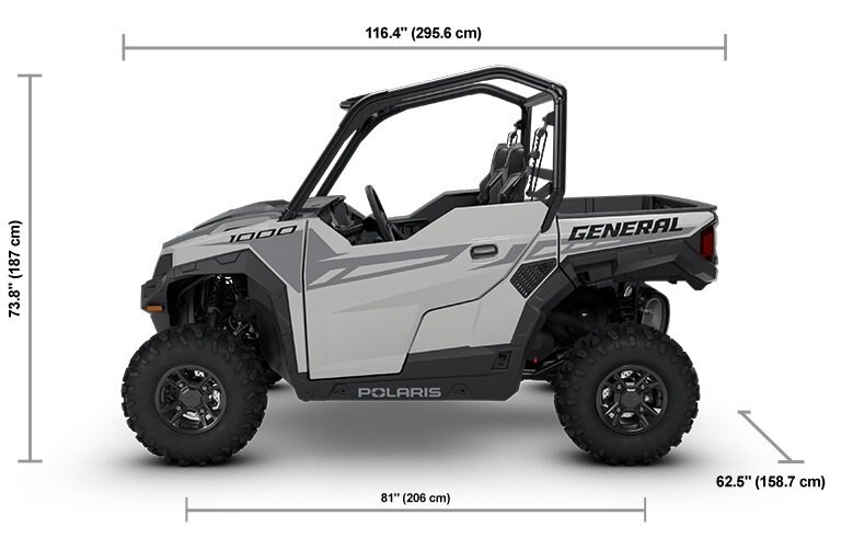2027 Polaris® GENERAL 1000 Sport Ghost Gray