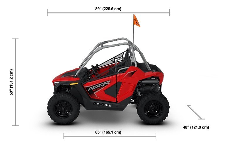2027 Polaris® RZR 200 EFI Indy Red