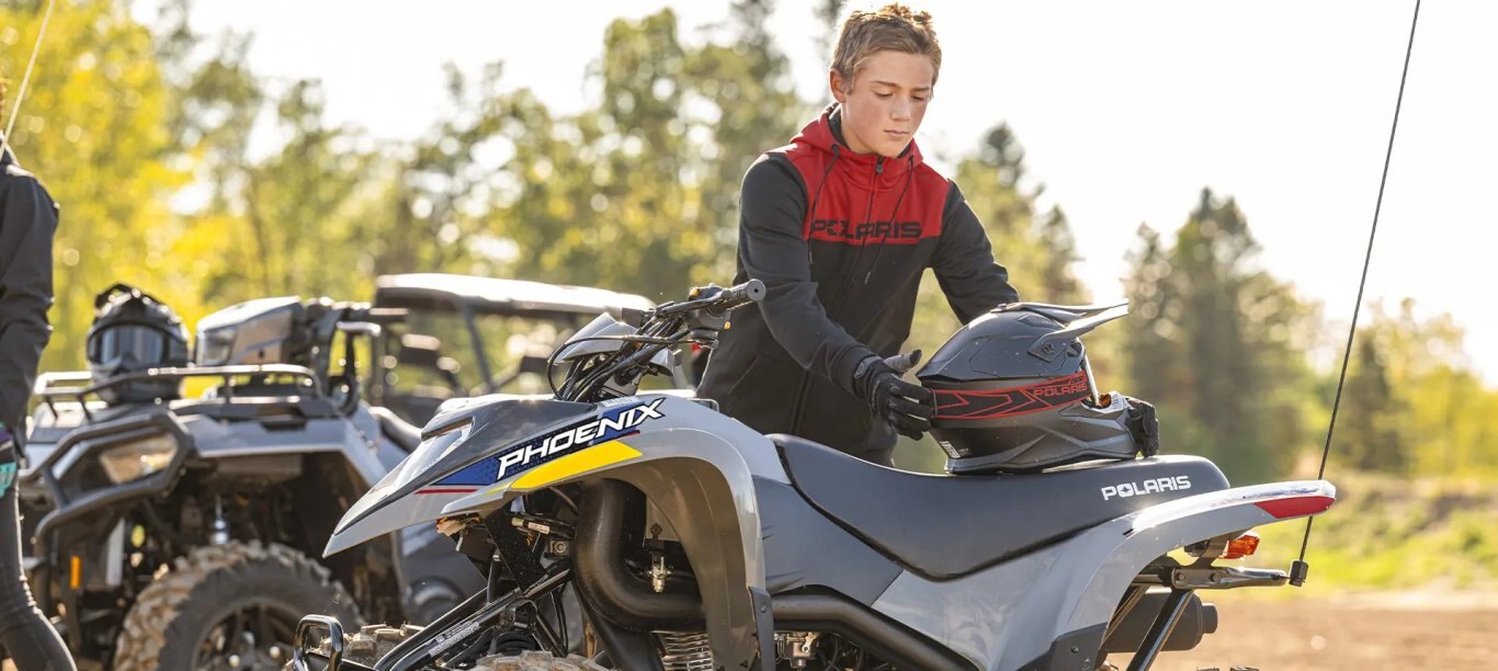2027 Polaris® Phoenix 200 Storm Gray