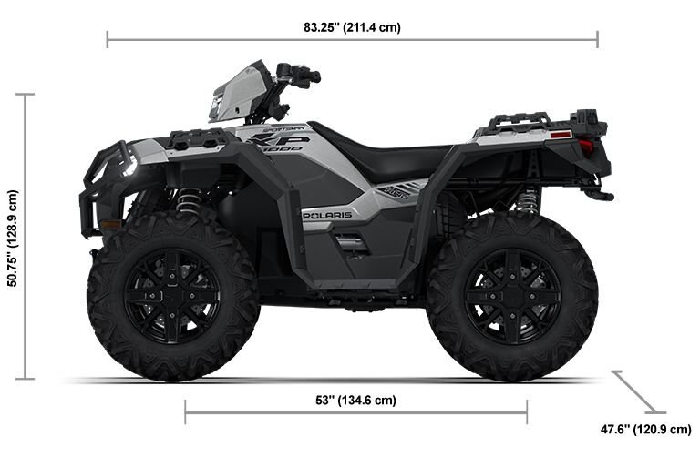 2027 Polaris® SPORTSMAN XP 1000 Ultimate Turbo Silver