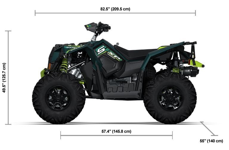 2027 Polaris® SCRAMBLER XP 1000 S Matte Cascades Green