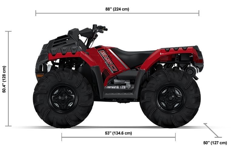 2027 Polaris® SPORTSMAN 850 Mud Edition Fury Red