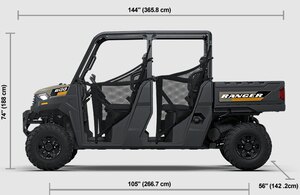 2027 Polaris® RANGER CREW 600 Premium 4 Seat Desert Sand