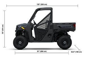 2027 Polaris® RANGER 1000 BASE 3 Seat Stealth Gray