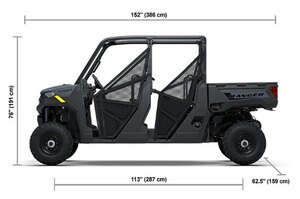2027 Polaris® RANGER CREW 1000 BASE 6 Seat Stealth Gray