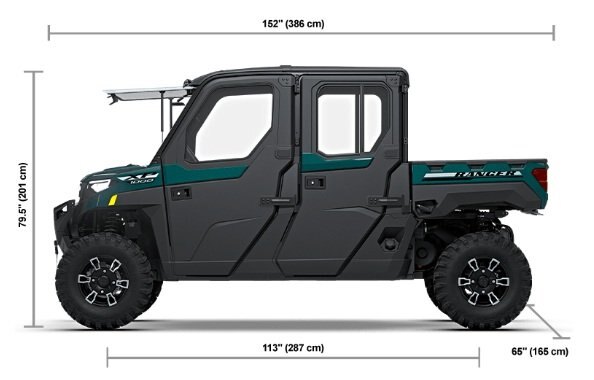 2027 Polaris® RANGER CREW XP 1000 NorthStar Premium 6 Seat Blue Labyrinth