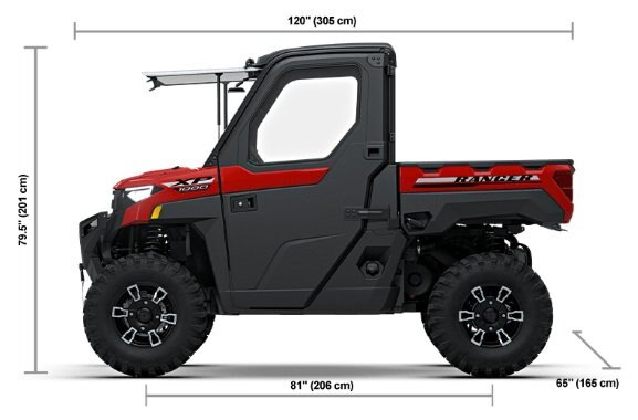 2027 Polaris® RANGER XP 1000 NorthStar Premium 3 Seat Havasu Red Pearl