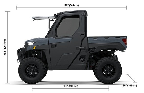 2027 Polaris® RANGER XP 1000 NorthStar Ultimate 3 Seat Stealth Gray