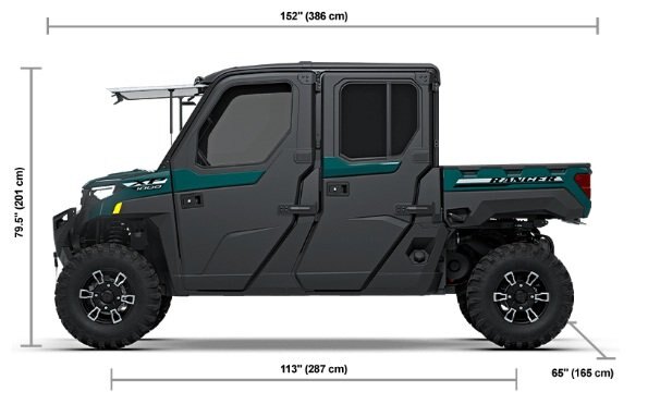 2027 Polaris® RANGER CREW XP 1000 NorthStar Ultimate 6 Seat Blue Labyrinth