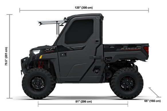 2027 Polaris® RANGER XP 1000 NorthStar Trail Boss Edition 3 Seat Onyx Black