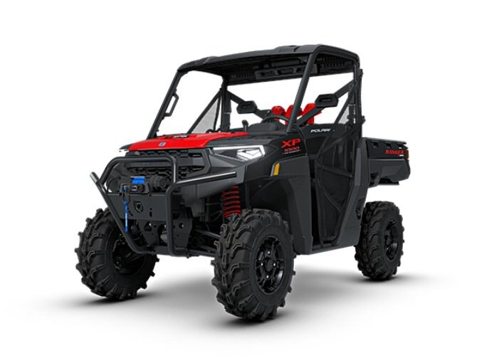 2027 Polaris® RANGER XP 1000 Mud Edition 3 Seat Onyx Black with Red Accent