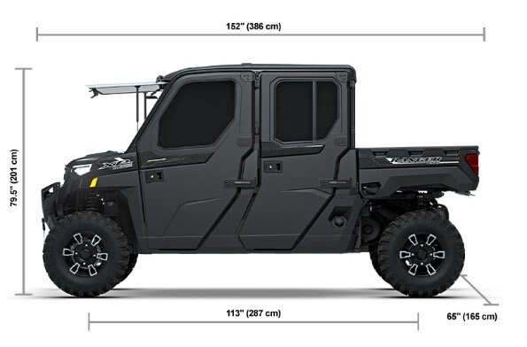 2027 Polaris® RANGER CREW XP 1000 NorthStar Texas Edition Black Crystal