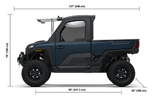 2027 Polaris® RANGER XD 1500 NorthStar Ultimate 3 Seat Steely Blue