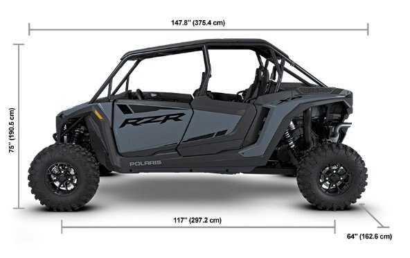2027 Polaris® RZR XP 4 1000 Ultimate 4 Seat Stealth Gray