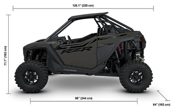 2027 Polaris® RZR Pro XP Ultimate 2 Seat Matte Granite Gray