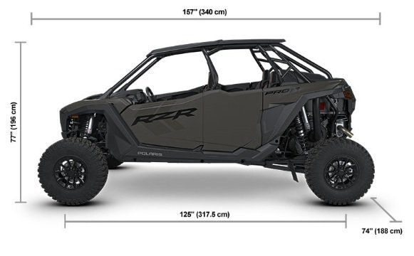 2027 Polaris® RZR Pro S 4 Sport 4 Seat Matte Granite Gray
