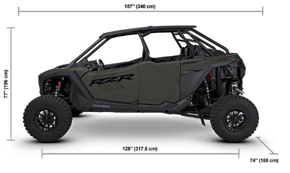2027 Polaris® RZR Pro S 4 Ultimate 4 Seat Matte Granite Gray