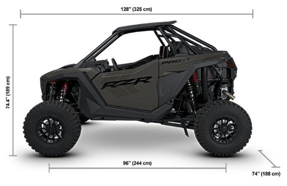 2027 Polaris® RZR Pro S Ultimate 2 Seat Matte Granite Gray