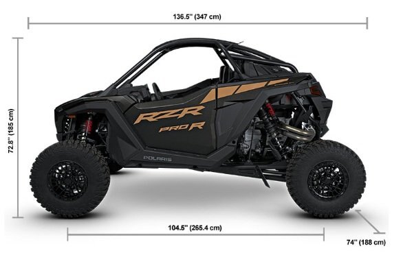 2027 Polaris® RZR Pro R Ultimate 2 Seat Matte Super Graphite