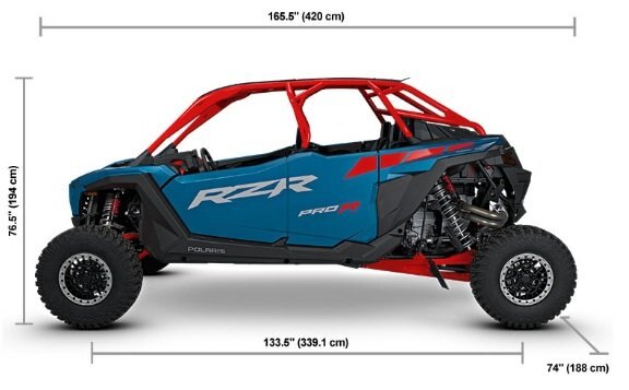 2027 Polaris® RZR Pro R 4 Ultimate 4 Seat Freedom Blue