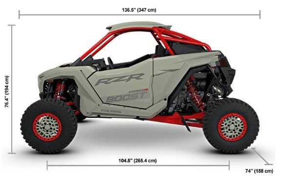 2027 Polaris® RZR Pro R Boost Ultimate 2 Seat Crater Gray