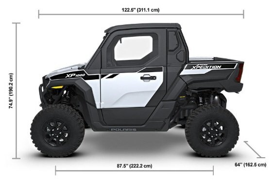 2027 Polaris® XPEDITION XP NorthStar 2 Seat Ghost White Metallic