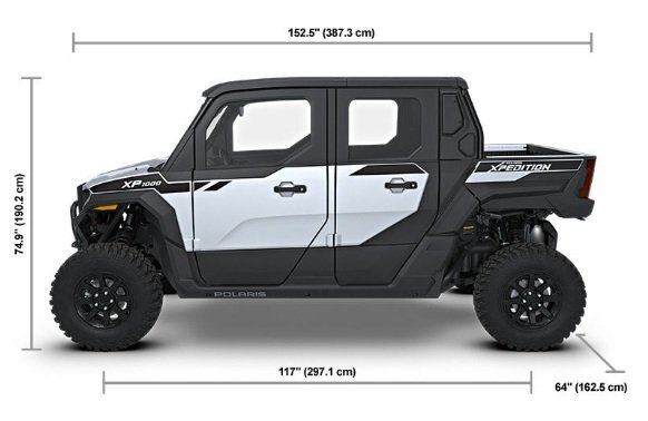 2027 Polaris® XPEDITION XP 5 NorthStar 5 Seat Ghost White Metallic
