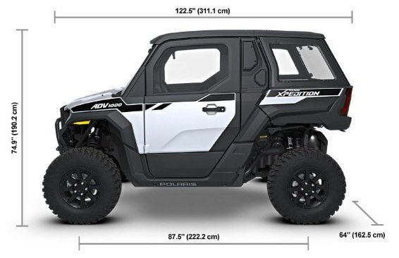 2027 Polaris® XPEDITION ADV NorthStar 2 Seat Ghost White Metallic