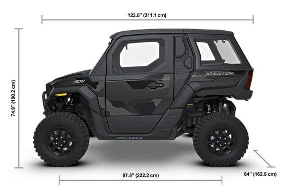 2027 Polaris® XPEDITION ADV NorthStar 2 Seat Matte Super Graphite