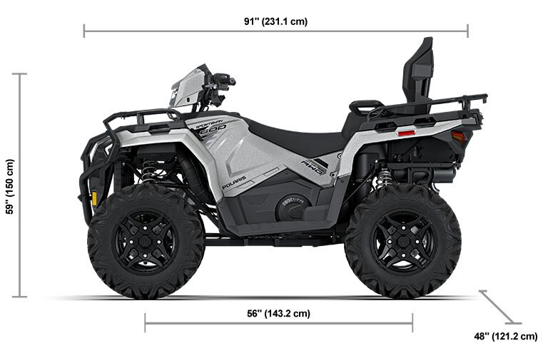 2027 Polaris® SPORTSMAN Touring 600 Ultimate Turbo Silver