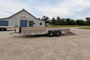 2027 Nordtek Trailers Aluminium 18' Landscape Utility 7k Trailer