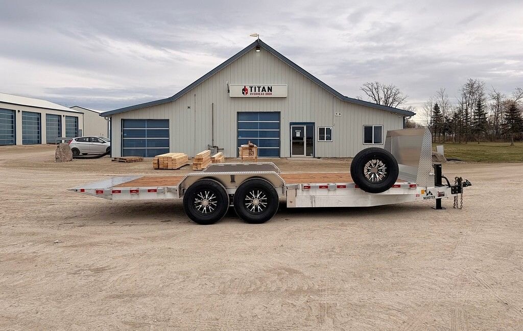 2026 Nordtek Trailers Aluminium 24' Hydraulic Tilt Deck 14k Trailer