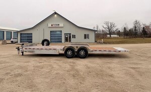 2026 Nordtek Trailers Aluminium 24' Tilt Deck 14k Trailer