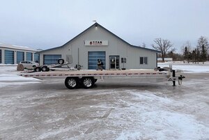 2027 Nordtek Trailers Aluminium 26' Tilting Deckover 14k Trailer