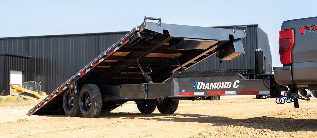2026 Diamond C 12' Single Axle Tilt Deck DSA 7k Trailer