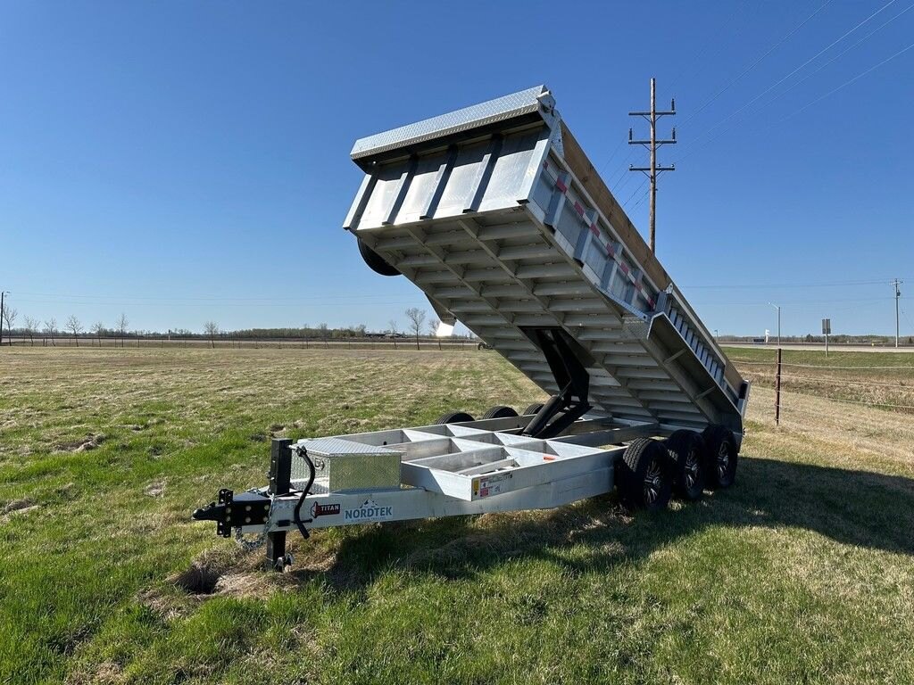 2027 Nordtek Trailers Aluminum 16' Dump 21k Trailer