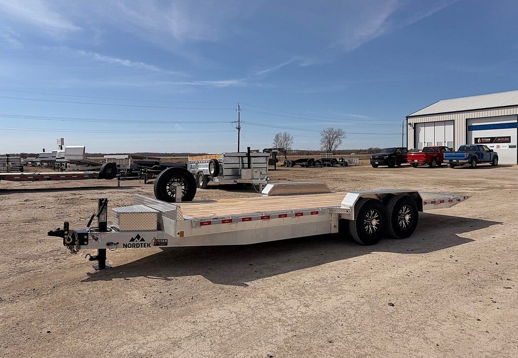 2026 Nordtek Trailers Aluminium 22' Hydraulic Tilt Deck 14K Trailer