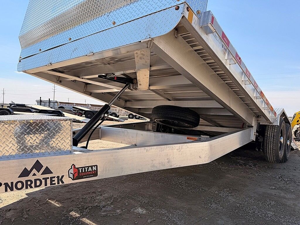 2027 Nordtek Trailers Aluminium 22' Wide Body Hydraulic Tilt Deck 14K Trailer
