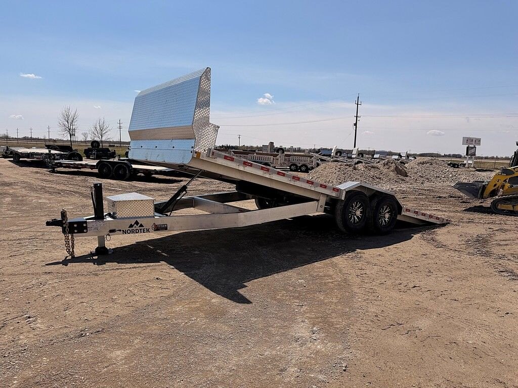 2027 Nordtek Trailers Aluminium 22' Wide Body Hydraulic Tilt Deck 14K Trailer