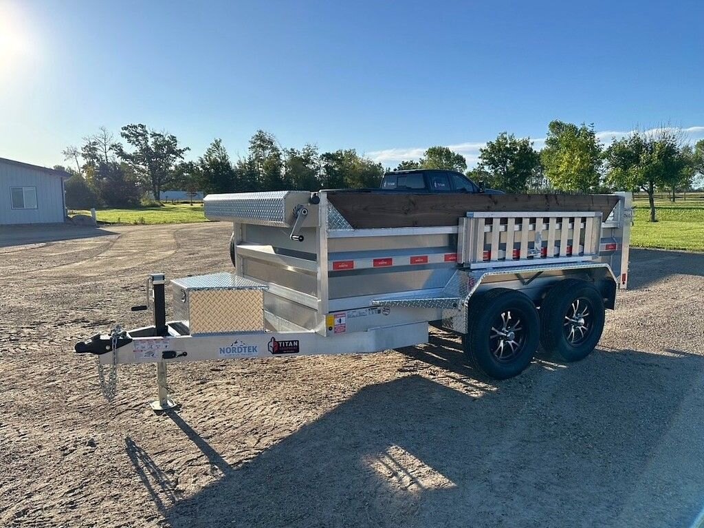 2027 Nordtek Trailers Aluminium 10' Dump Trailer