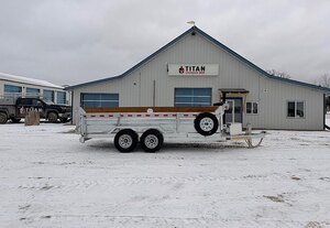 2026 One Sixteen Trailers Galvanized 16' Dump 14k Trailer