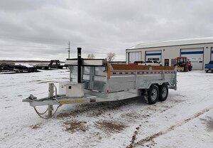 2026 One Sixteen Trailers Galvanized 16' Dump 14k Trailer