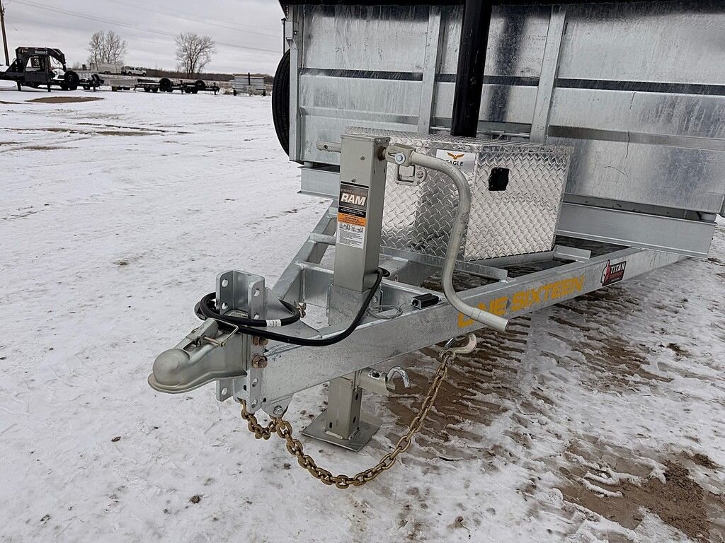 2026 One Sixteen Trailers Galvanized 16' Dump 14k Trailer