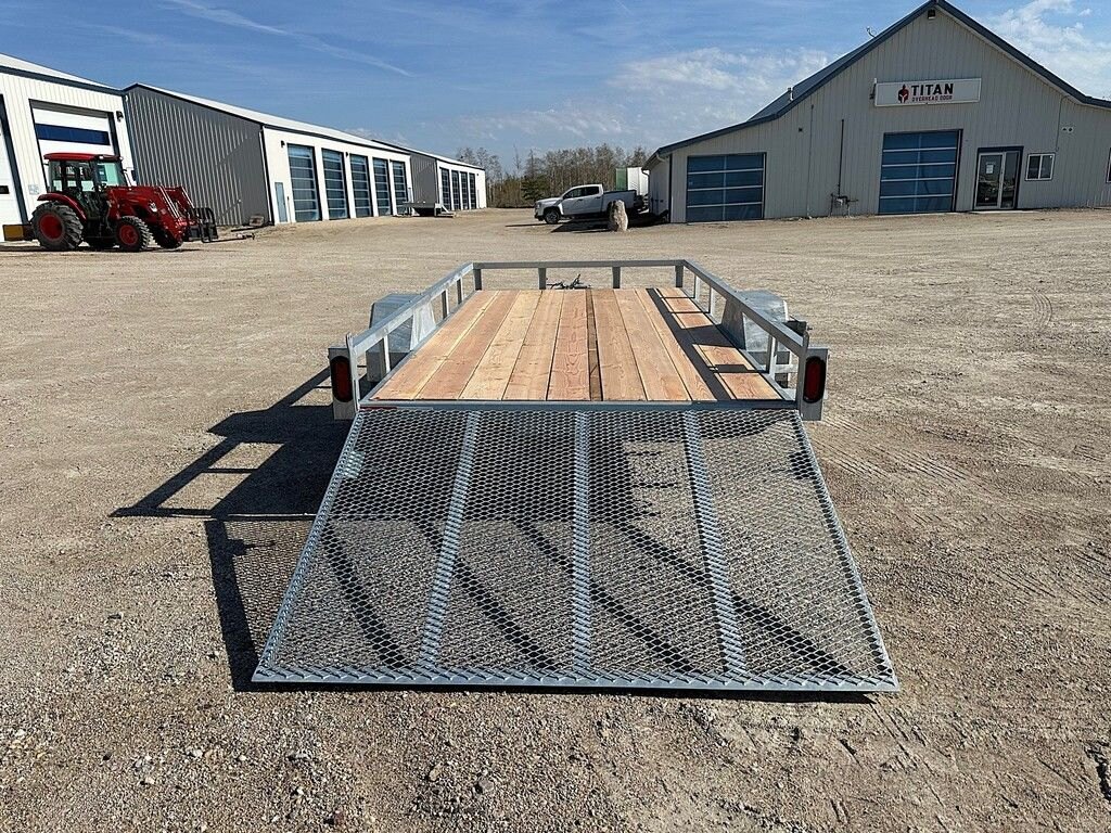 2026 Squirrel Creek Trailers Galvanized 12' Utility 3k Trailer
