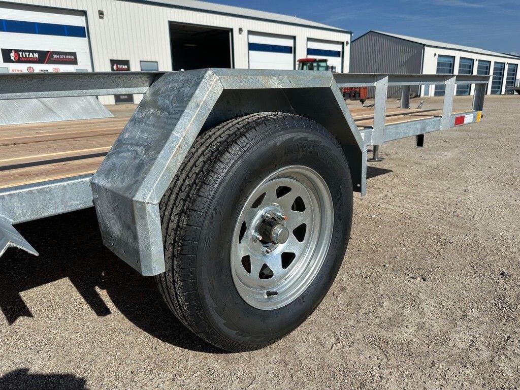 2026 Squirrel Creek Trailers Galvanized 12' Utility 3k Trailer